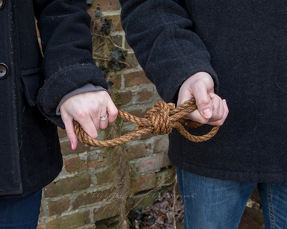 Tying the knot at Deep River county Park