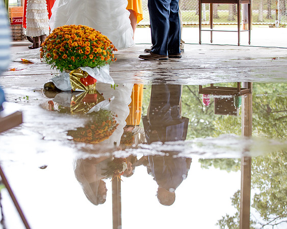Refections of a Rainy Day Wedding /Wedding Photographer /Lake County Fair Grounds