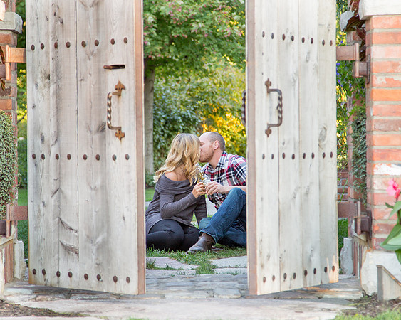 Romance Behind Closed Doors /Wedding Photographer /Hamstra Gardens