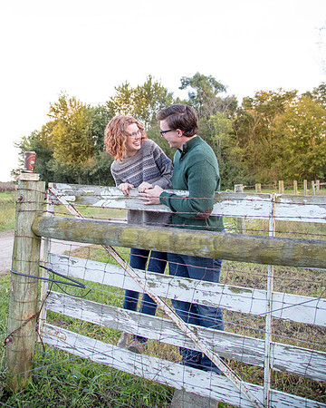 Rustic Engagement /Wedding Photographer /Buckley Homestead in Lowell