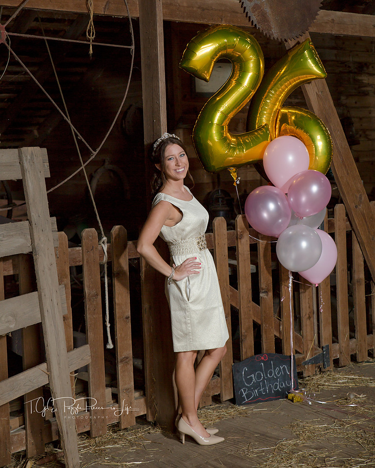 Jessica's Golden Birthday/ Buckley Homestead/ Portrait Photographer