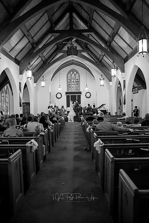 Wedding Day in an Old Church in Rensselaer, Indiana