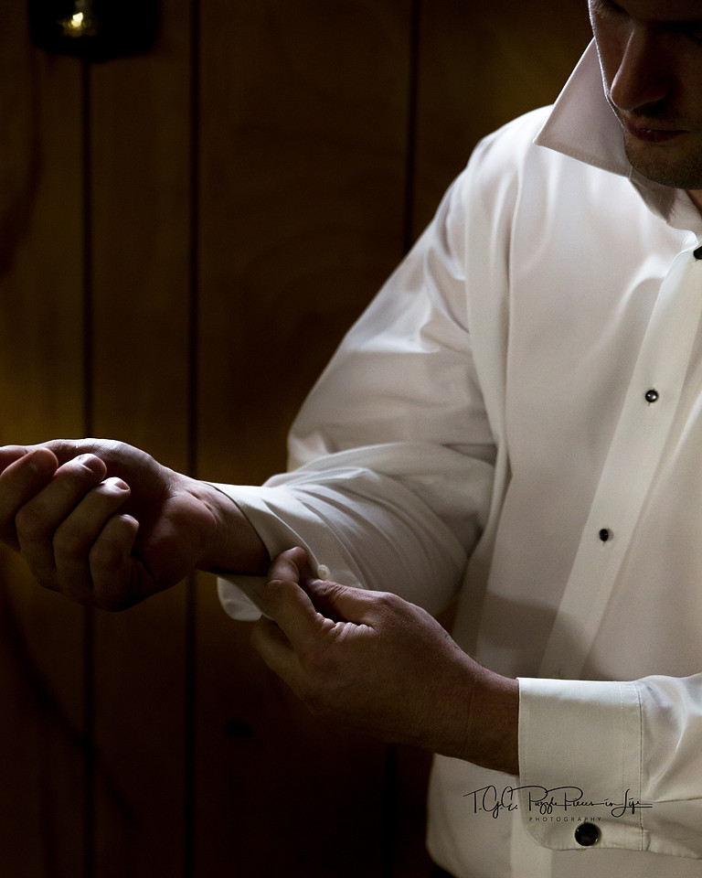 Cufflinks on the Groom