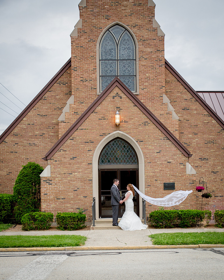 Cathedral Veil Flowing in the Wind/ First Christian Church