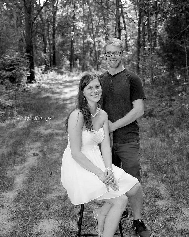 Fabulously Black and White/ Engagement