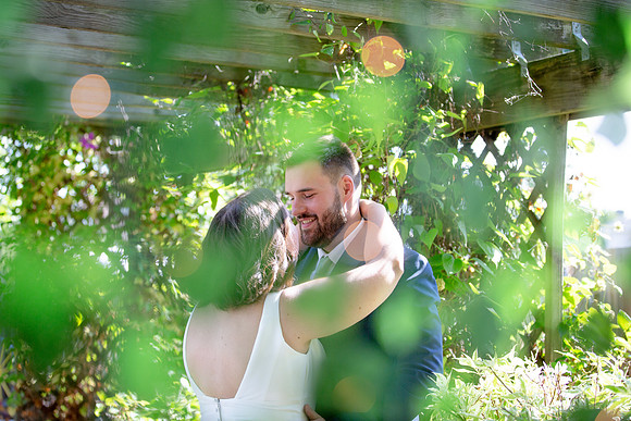A Minute Alone to Let it all Sink in/ Back Yard Wedding/ St. John, Indiana/ Northwest Indiana Wedding Photographer
