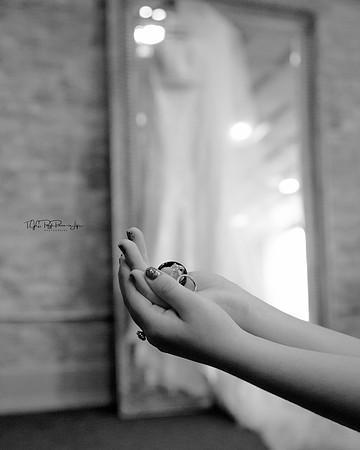 Flower Girls Hands and Wedding Rings/ Wedding Photographer/ Laporte, In/ The Allure