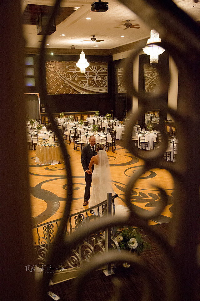 First Look for the Bride and Groom/ The Allure/ Laporte, In/ Northwest Indiana Wedding Photographer