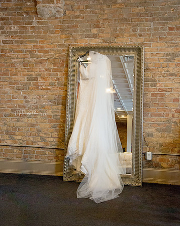Wedding Dress Reflection/ Wedding Photographer/ Laporte, In/ The Allure