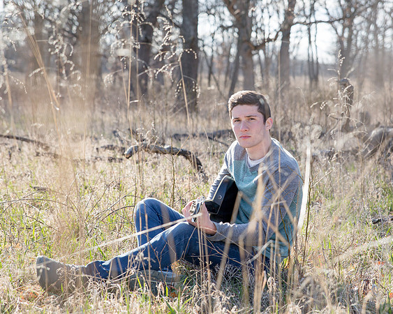 Play Me a Song/ Senior/ Guitar/ Conrad Bridge, Newton County/ Northwest Indiana Photographer