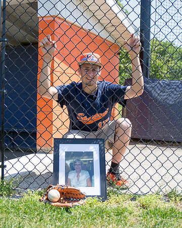 Love You Grandma/ Senior/ Baseball/ North Newton Baseball field/ Morocco/ Northwest Indiana Photographer
