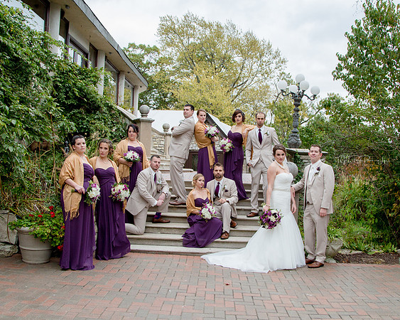 Bridal Party with Attitude/ Wedding Photographers/ Meyer's Castle