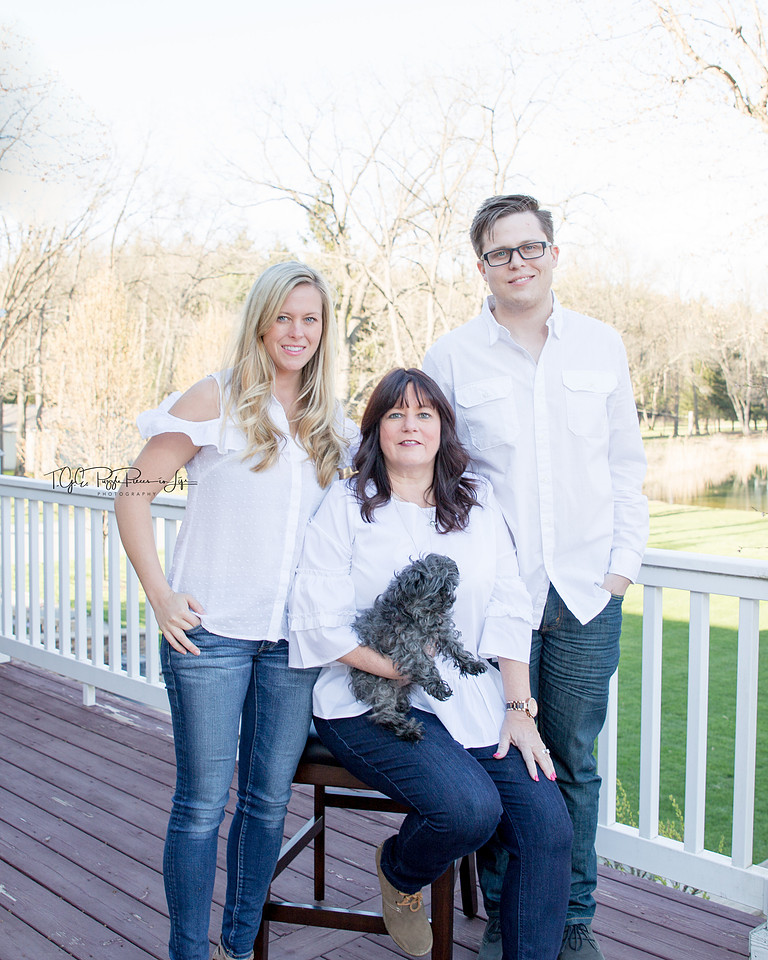 Family of 3 With Their Dog/ Northwest Indiana photographer/ Demotte, Indiana