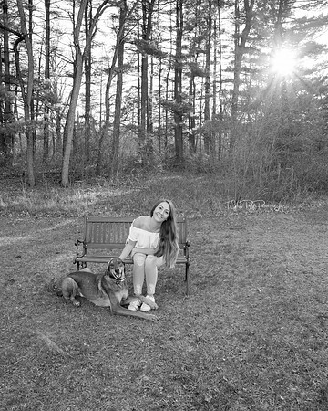 A girl and Her Dog/ Demotte, Indiana/ Northwest Indiana Photographer