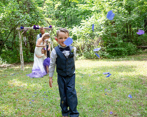 It is Raining Flower Pedals Northwest Indiana Wedding Photographer/ Linton, Indiana
