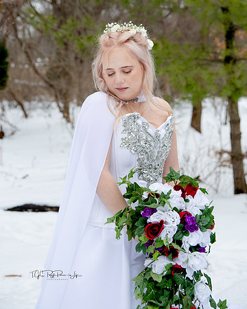 Snow Princess/ Ogden Gardens/ Wedding Photographer