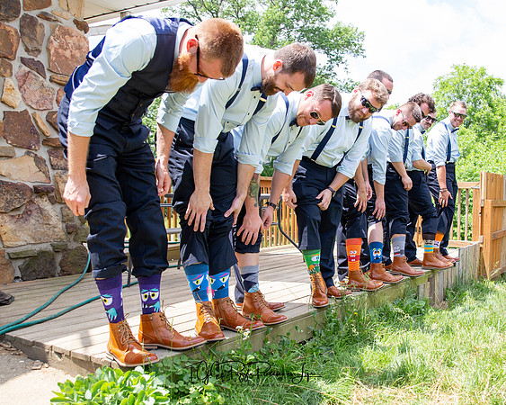 Who Doesn't Love Goofy Socks/ Linton, In/ Wedding Photographer