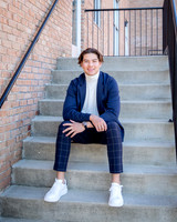Adam T/ Senior Session/ Downtown Valparaiso/ Portrait Photographer