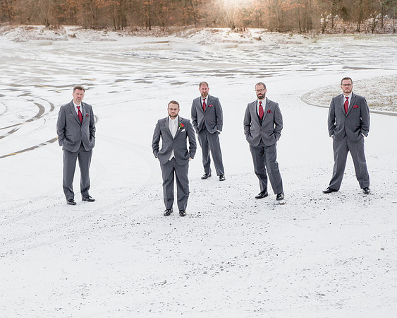 Groom and the groomsmen