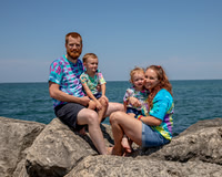 Sam & Logan/ Large Family Session/ Michigan Beach/ Portrait Photographer