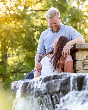Waterfall in Love With You/ Coffee Creek Watershed Preserve, Chesterton/ Engagement
